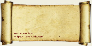 Jelisaveta Rakić vizit kartica